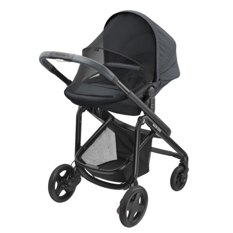 LILA CP Maxi-Cosi + CabrioFix za 1zł, wózek spacerowydo 22kg - ESSENTIAL GRAPHITE