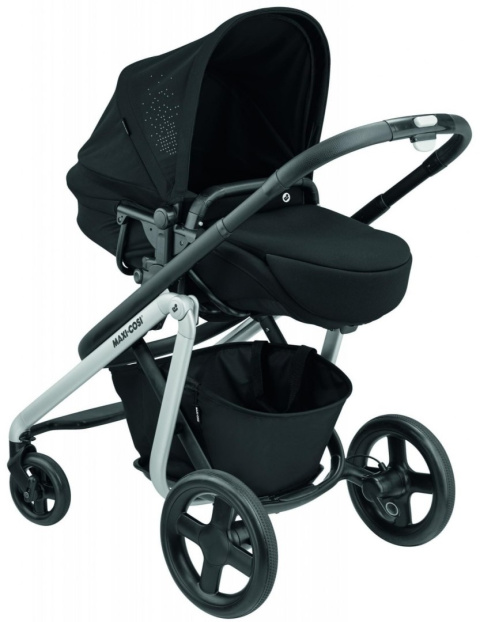 LILA MAXI-COSI + CabrioFix za 1zł, wózek spacerowy / gondola 2w1 - Nomad Black