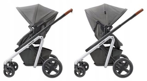 LILA MAXI-COSI + CabrioFix za 1zł, wózek spacerowy / gondola 2w1 - Nomad Black
