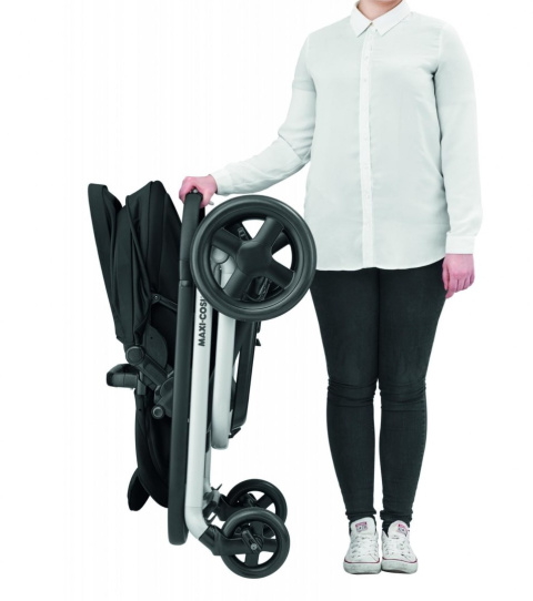 LILA MAXI-COSI + CabrioFix za 1zł, wózek spacerowy / gondola 2w1 - Nomad Black