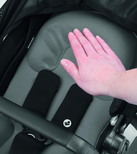 LILA MAXI-COSI + CabrioFix za 1zł, wózek spacerowy / gondola 2w1 - Nomad Black