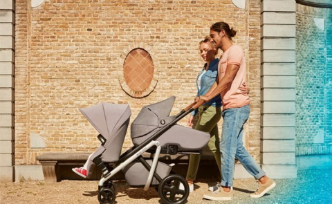 LILA MAXI-COSI + CabrioFix za 1zł, wózek spacerowy / gondola 2w1 - Nomad Blue