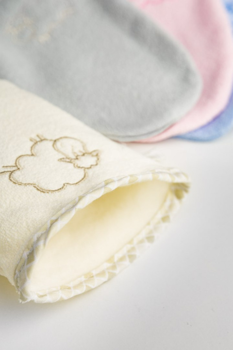 Obszerna Rękawica myjka Sensillo 100% bawełny FROTTE - 1 sztuka