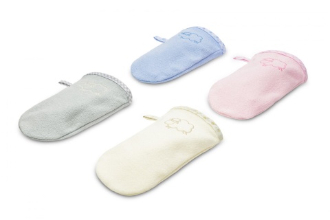 Obszerna Rękawica myjka Sensillo 100% bawełny FROTTE - 1 sztuka