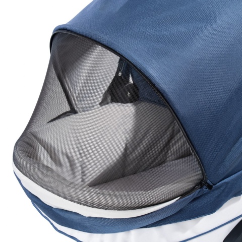 HAUCK SATURN R DUOSET 2w1 Wózek głęboko-spacerowy - DENIM/SILVER