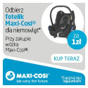 NOVA 4 wózek Maxi Cosi + CabrioFix za 1zł, składanie bez użycia rąk - wersja spacerowa Nomad Grey