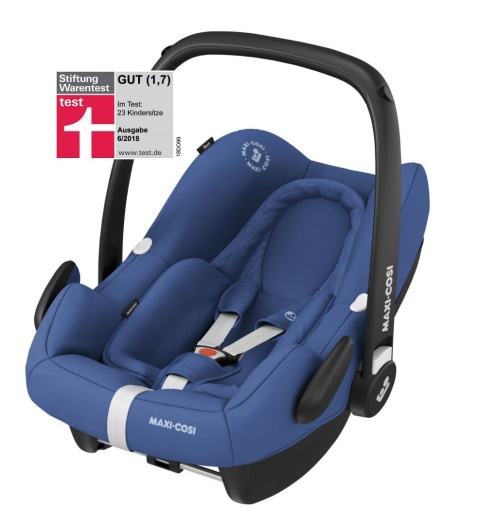 ROCK Maxi-Cosi I-Size do 75cm 0-13kg + Baza FamilyFix One + Frotte Gratis - Essential Blue