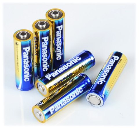 Bateria Alkaliczna Panasonic 1,5V LR6 Evolta AA - Blister 6 Sztuk