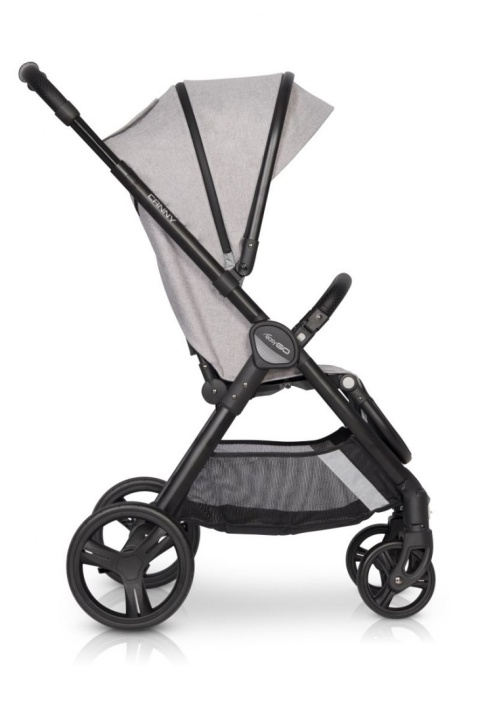 CANNY easyGO wózek spacerowy składany jedną ręką, duże koła - Coal