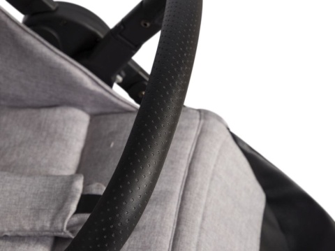 CANNY easyGO wózek spacerowy składany jedną ręką, duże koła - Coal