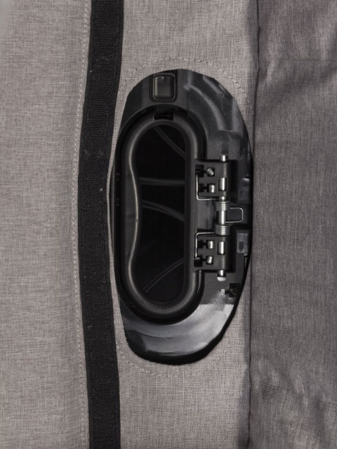 CANNY easyGO wózek spacerowy składany jedną ręką, duże koła - Coal