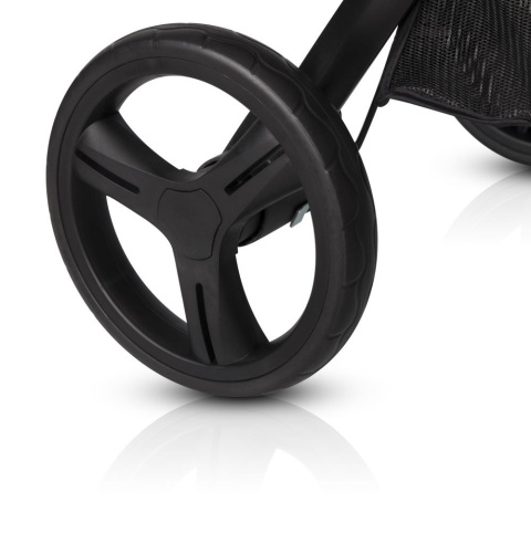 CANNY easyGO wózek spacerowy składany jedną ręką, duże koła - Coal