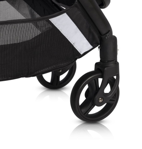 CANNY easyGO wózek spacerowy składany jedną ręką, duże koła - Coal