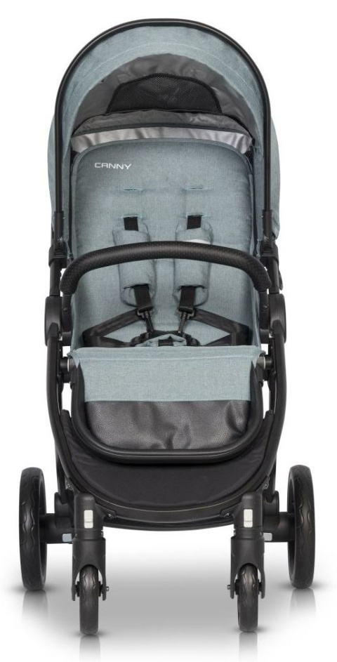 CANNY easyGO wózek spacerowy składany jedną ręką, duże koła - Mineral