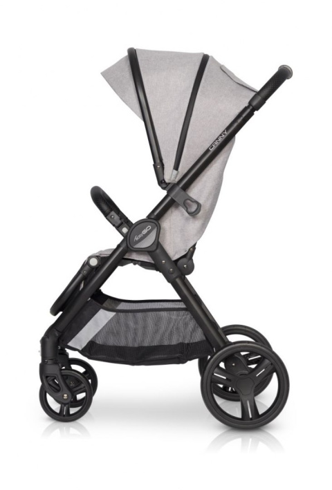 CANNY easyGO wózek spacerowy składany jedną ręką, duże koła - Pearl