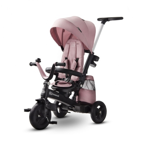 Kinderkraft ultralekki rowerek trójkołowy Easytwist - mauvelous pink
