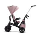 Kinderkraft ultralekki rowerek trójkołowy Easytwist - mauvelous pink