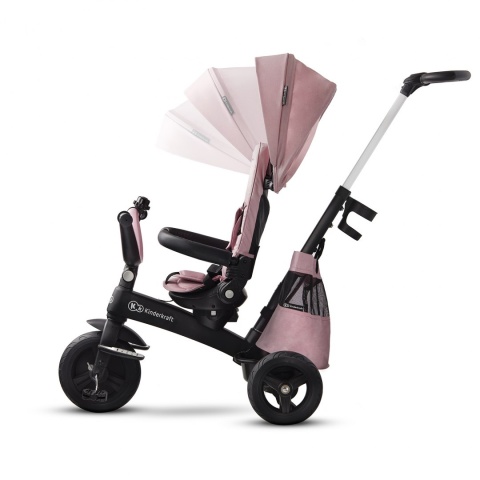 Kinderkraft ultralekki rowerek trójkołowy Easytwist - mauvelous pink