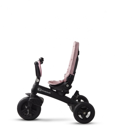 Kinderkraft ultralekki rowerek trójkołowy Easytwist - mauvelous pink