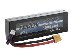 Redox RACING 5000 mAh 7,4V 50C Hardcase Samochodowy pakiet LiPo PRZECENA