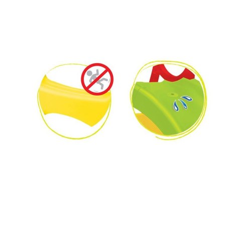 WOOPIE Duża Zjeżdżalnia Sunny 180 cm z Natryskiem Wodnym Ślizg Wodny