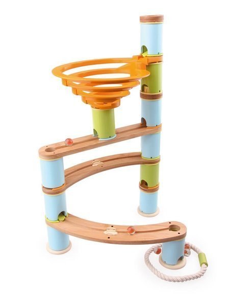 Bamboo Planet, Bambusowy kulodrom /tor kulkowy pastel 48 elem.