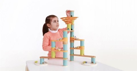 Bamboo Planet, Bambusowy kulodrom /tor kulkowy pastel 98 elem. z melodią