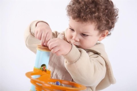 Bamboo Planet, Bambusowy kulodrom /tor kulkowy pastel 98 elem. z melodią