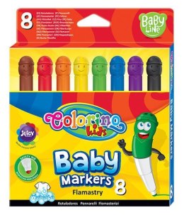 Flamastry Baby 8 kolorów Colorino Kids