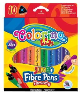 Flamastry Jumbo trójkątne 10 kol Colorino Kids