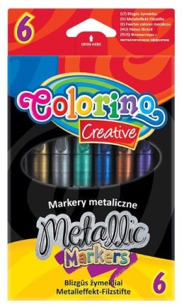 Markery metalizowane 6 kol. Colorino Kids 32582