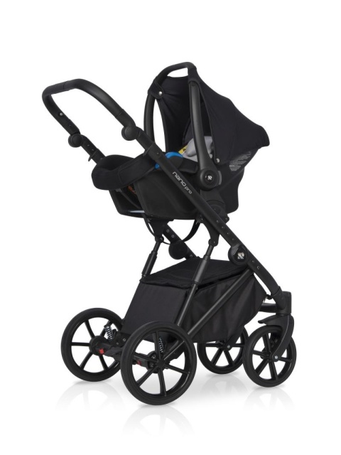 NANO PRO RIKO 3w1 Wózek wielofunkcyjny z fotelikiem 0-13 kg - PEARL PINK