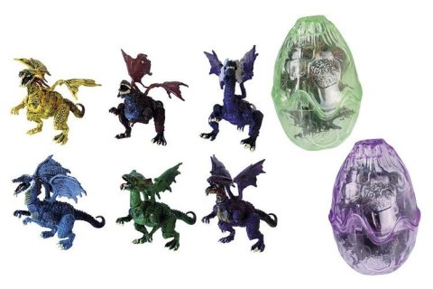 Tutti Frutti, Smok jajo/3D puzzle (display 12 szt) USZKODZONE OPAKOWANIE RABAT 10%