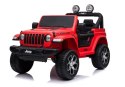 Auto na Akumulator Jeep Wrangler Rubicon Czerwony