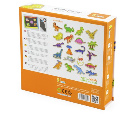 Viga 50289 Magnesy dinozaury