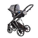 LA ROSA LIMITED 3w1 Baby Merc wózek wielofunkcyjny z fotelikiem Kite 0-13 kg kolor LRL.LN04.JE