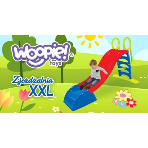 WOOPIE Duża Zjeżdżalnia XXL 180 cm z Natryskiem Wodnym Ślizg Wodny