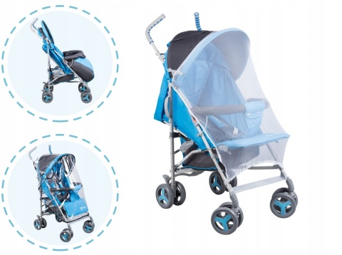 ELIA Lionelo wózek spacerowy 7kg - Red