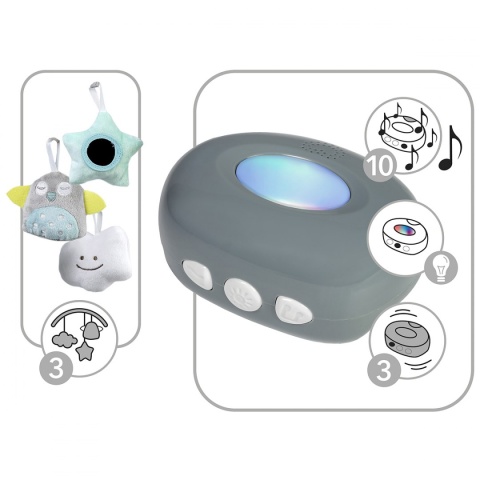 TUMI Kidwell Leżaczek bujaczek z wibracjami - Bunny Króliczki