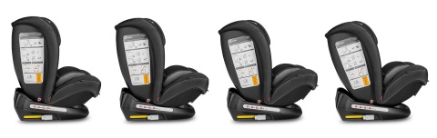 OLIVER Lionelo Fotelik samochodowy 9-36 kg - BLACK