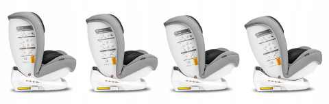 OLIVER Lionelo Fotelik samochodowy 9-36 kg - Stone