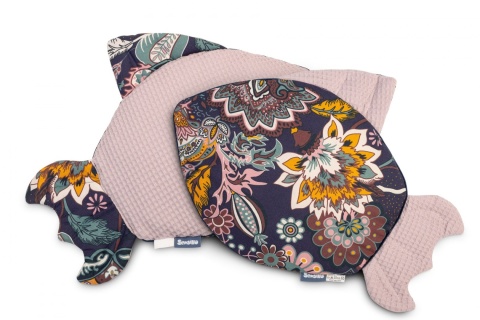 Sensillo poduszka Rybka Wafel - BOHO BRUDNY RÓŻ