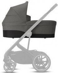 BALIOS S LUX CYBEX 2w1 Gondola S Wózek wielofunkcyjny - Soho Grey (silver)