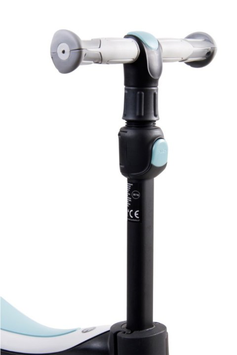 Rowerek biegowy hulajnoga deskorolka Flash 3 w 1 z kołami LED - pastelowy niebieski