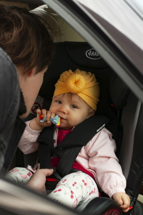 Roto-fix ISOFIX TOP TETHER 4Baby fotelik samochodowy Obrotowe siedzisko 360° 0+1,2,3 0-36 KG - BLUE