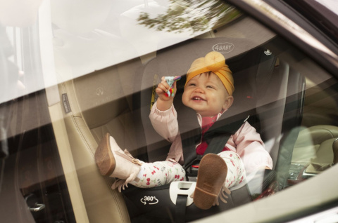 Roto-fix ISOFIX TOP TETHER 4Baby fotelik samochodowy Obrotowe siedzisko 360° 0+1,2,3 0-36 KG - BLUE