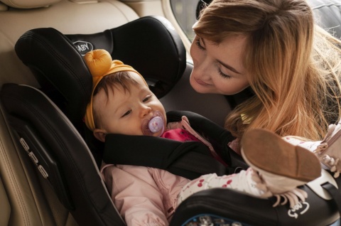 Roto-fix ISOFIX TOP TETHER 4Baby fotelik samochodowy Obrotowe siedzisko 360° 0+1,2,3 0-36 KG - BLUE