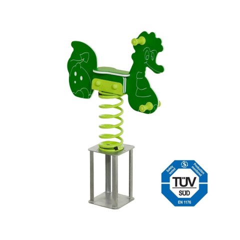 WOOPIE Sprężynowiec Bujak SMOK HDPE Zielony