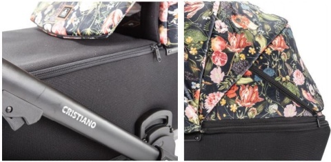 CRISTIANO Flowers Collection 2w1 Adamex wózek wielofunkcyjny