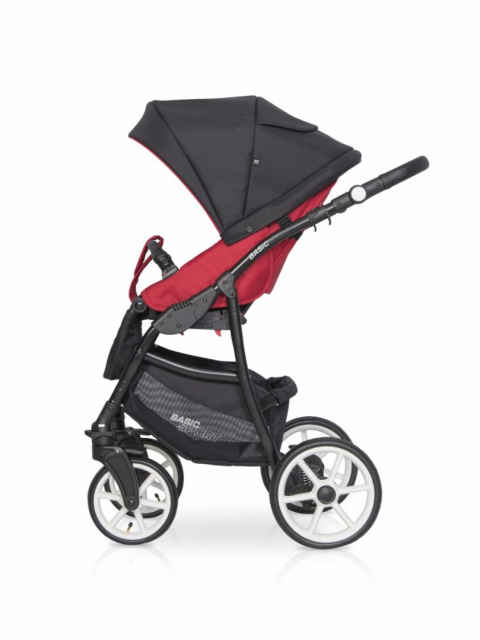 RIKO BASIC SPORT 2w1 Wózek głęboko-spacerowy - SPORT RED